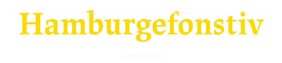 Cap height